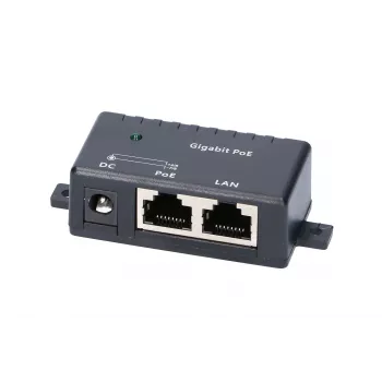 Gigabit PoE Injector Extralink 1 Port, 1x 1000Mb/s RJ45, Cube