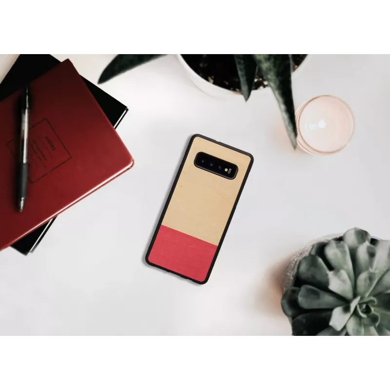 Smartphone case man and wood for Samsung Galaxy S10 Plus — Miss Match Black