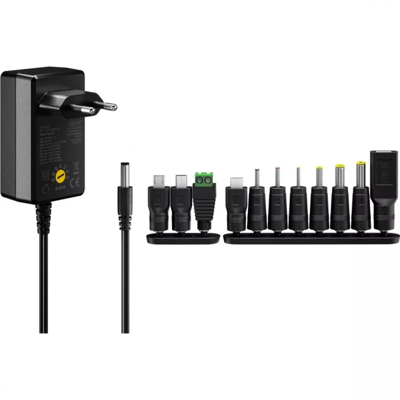 Goobay 74436 Power Adapter Black