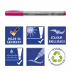 Staedtler Design Journey 371 BK4-2 Pigment Brush Pen Set, Lake Colors, 4 pcs