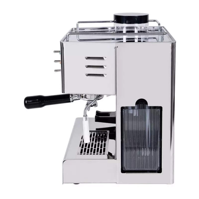 Quick Mill Pegaso, Espresso Machine, coffee beans, Built-In Grinder, 1200 W, Stainless Steel