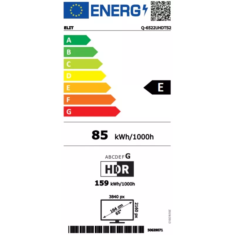 TV Elit Q-6522UHDTS2 65 inch QLED 4K