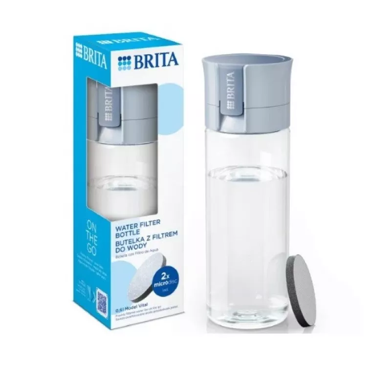 Brita Vital Filtering bottle 0.6 l Pastel blue