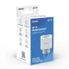 Smart socket SAVIO AS-01 16A Wi‑Fi 2.4 GHz, Type E/F plug, 220–240V, 3680W, white