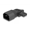 Power Adapter DeLOCK 80473 C14 to C7 2.5A 90° Black