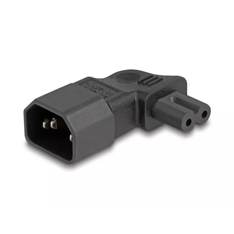 Power Adapter DeLOCK 80473 C14 to C7 2.5A 90° Black