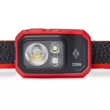 Black Diamond Storm 450 Black, Red Headband flashlight