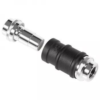 Water blocks adapter Aquatuning GmbH 13857 Brass Nickel Plastic Black Chrome