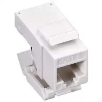 Wentronic Goobay CAT 6 KeyStone RJ45 Jack, UTP Unshielded, 250 MHz - Connection: toolless SNAP-IN (95742)