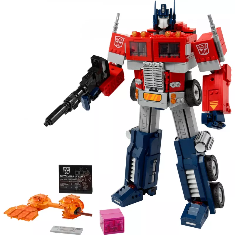 LEGO® 10302 Icons Optimus Prime, Transformers Robot Model Set