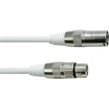 DMX cable EUROLITE XLR 3-pin 5 m white