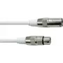 DMX cable EUROLITE XLR 3-pin 5 m white