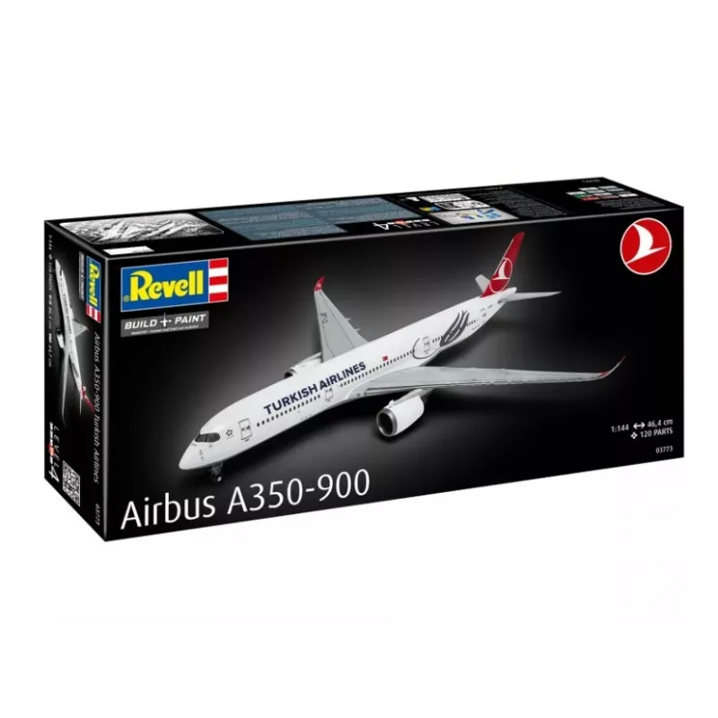 Plastic model aircraft REVELL Airbus A350-900 Turkish Air 1/144 scale