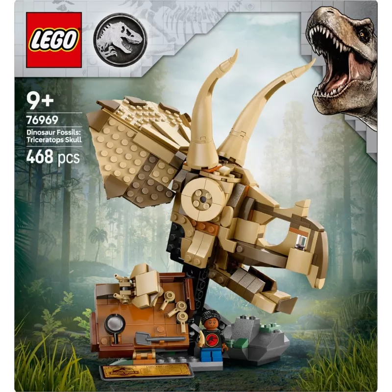 LEGO JURASSIC WORLD 76969 Dinosaur Fossils: Triceratops Skull