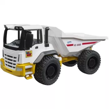 Toy dumper truck BRUDER ROADMAX model 03470 – children's construction vehicle, rugged plastic, movable bed