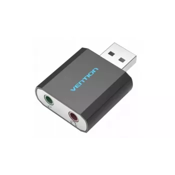 Vention USB External Sound Card Black Metal Type