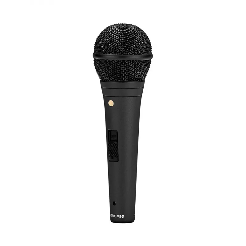 Dynamic stage microphone RODE M1-S — 75–18000 Hz, -56 dB sensitivity, 320 Ω output, 187 mm, 360 g, black