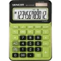 Desktop calculator SENCOR SEC 372GN 12-digit LCD, basic arithmetic functions, solar and battery power