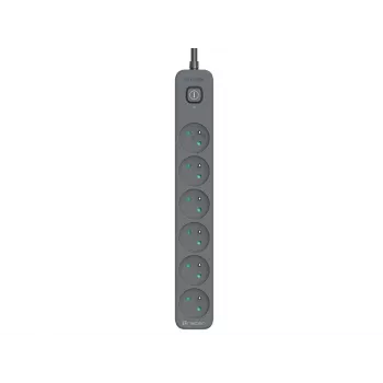 Power strip TRACER TRALIS47025 1.8 m cable, 6 outlets