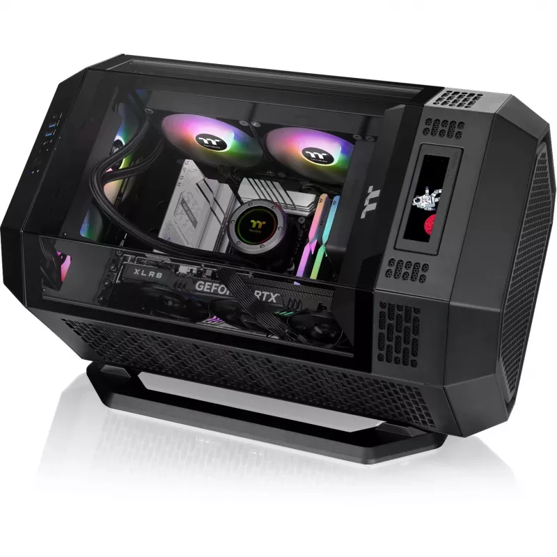 Chassis-Stand Kit for The Tower 300 Black (black, for Horizontal Placement)