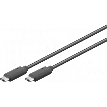 USB cable WENTRONIC HL66507 USB 3.2 Gen 1 1.5 m USB C Black