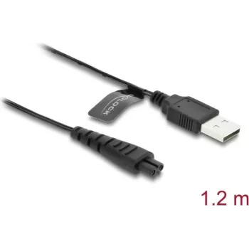 USB charging cable 5 V for electric shavers DELOCK compatible with Remington HC4250 MB4200 MB6850 XR1330 series