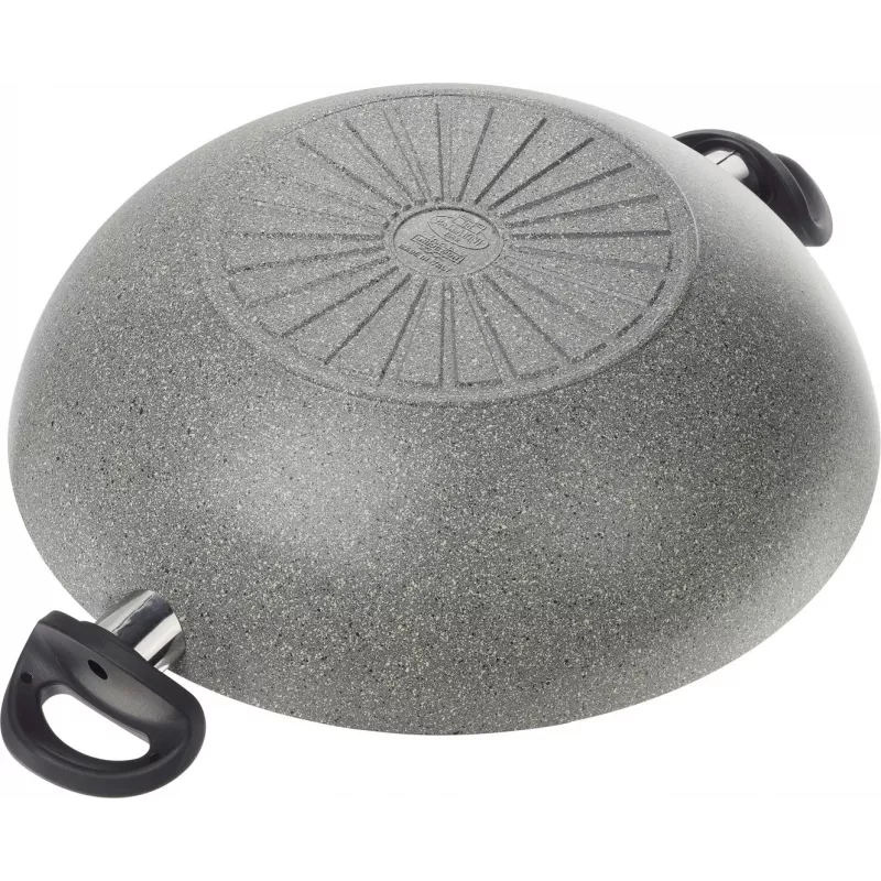 Wok pan Ballarini Ferrara FERR8KD.36D 36 cm, granite coating, two handles and lid