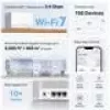 Mesh Wi‑Fi system TP‑LINK Mercusys Halo H25BE (Wi‑Fi 7, Dual‑band 2.4/5 GHz, 2880 Mbps) 2‑pack, 3 internal antennas, white
