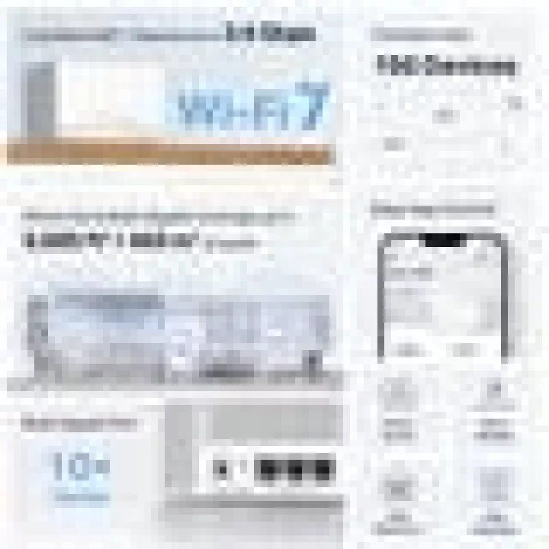 Mesh Wi‑Fi system TP‑LINK Mercusys Halo H25BE (Wi‑Fi 7, Dual‑band 2.4/5 GHz, 2880 Mbps) 2‑pack, 3 internal antennas, white