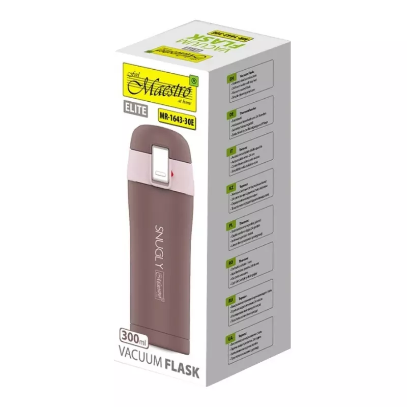 MAESTRO THERMO MUG 'SNUGLY' 300 ml brown