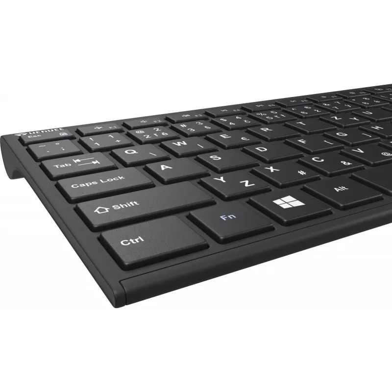 Wireless keyboard YENKEE YKB 2000 CSBK — slim compact design, wireless connection