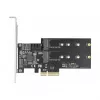 SATA and M.2 PCI Express Card DeLOCK 3 port SATA and 2 slot M.2 Key B