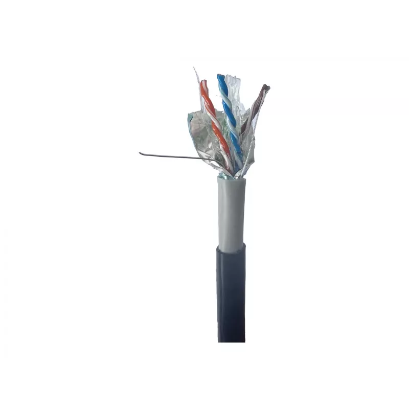 Networking cable Gembird FPC-6004GE-SO-OUT 305 m Cat6 F/UTP Black