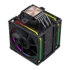 Gamemax | CPU Air cooler | SIGMA 620 LCD | Black
