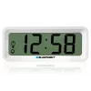Alarm clock BLAUPUNKT CL04WH multifunction watch, white — thermometer, calendar, snooze, 88×37×21 mm