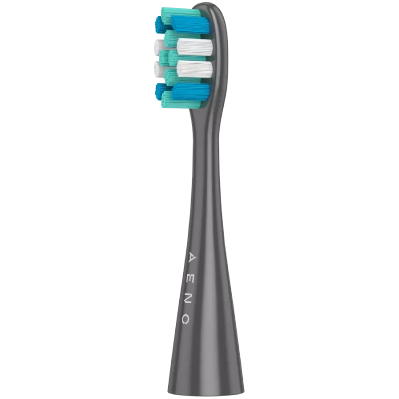 Wireless Tooth Brush, Grey, 3 Brush Heads, 1400mAh, Function: Soft, Clean, Massage, White, Sweep
