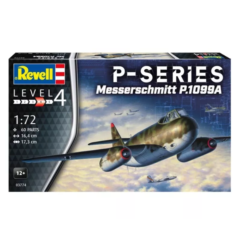 Plastic model aircraft REVELL Messerschmitt P.1099A-P-SER scale 1/72