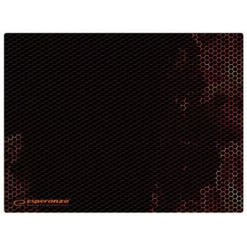 Gaming mouse pad ESPERANZA EGP103R — fabric, 400×300 mm, 3 mm thickness, patterned surface, non-slip base, black