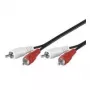 Audio Cable Goobay AVK 128-250 2.5m 2 x RCA Black