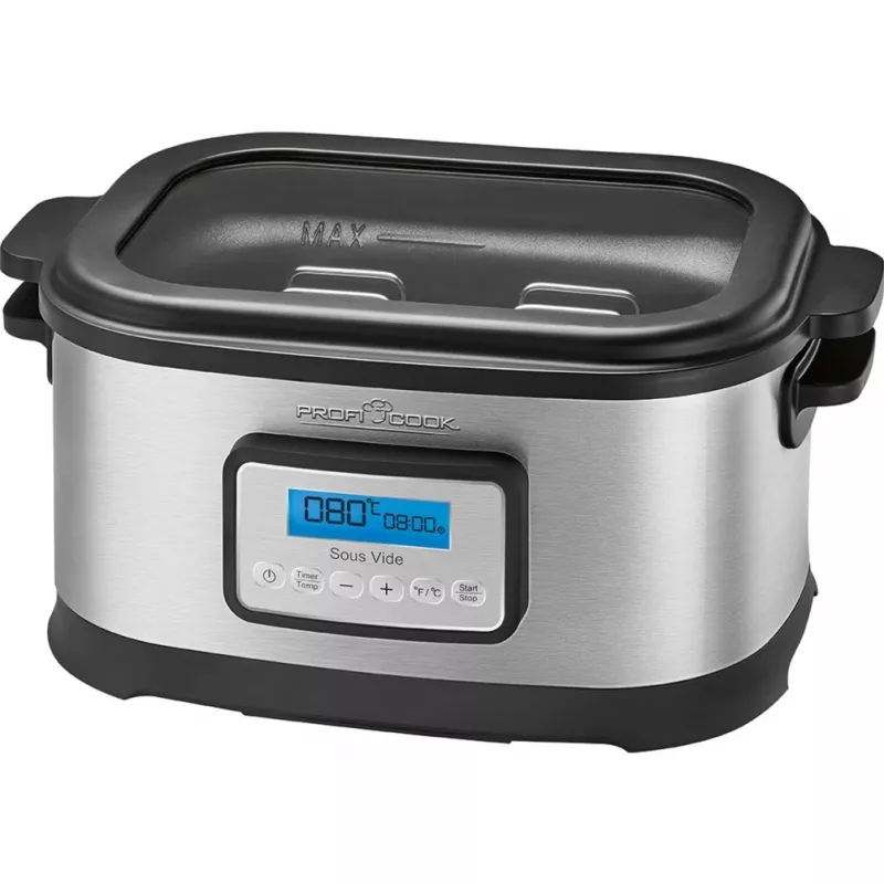 ProfiCook PC-SV 1112 8 L 520 W Black, Stainless steel