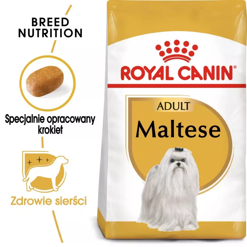 Dry dog food Royal Canin Maltese Adult 1.5 kg — chicken, 24% protein, 18% fat