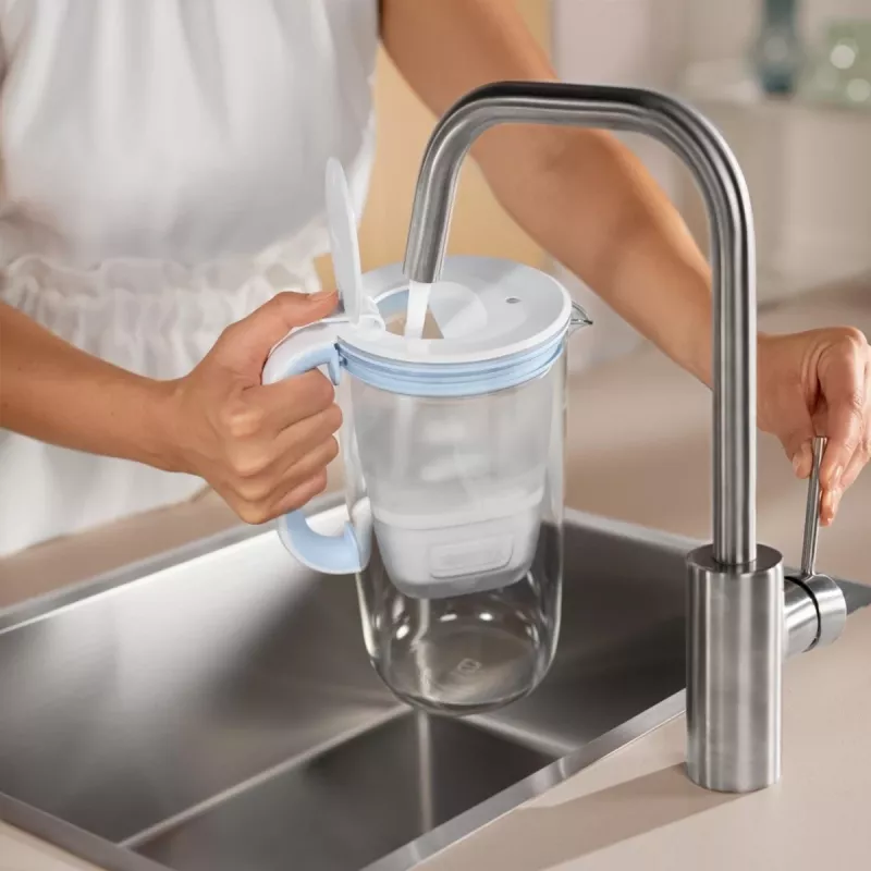 Water filter jug BRITA Glas Kanne ONE with 2 x MAXTRA+ PRO cartridges (model 126032)