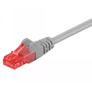 Wentronic Goobay CAT 6 Patch Cable, U/UTP, Grey, 1.5 m - CCA Copper Mix (95591)