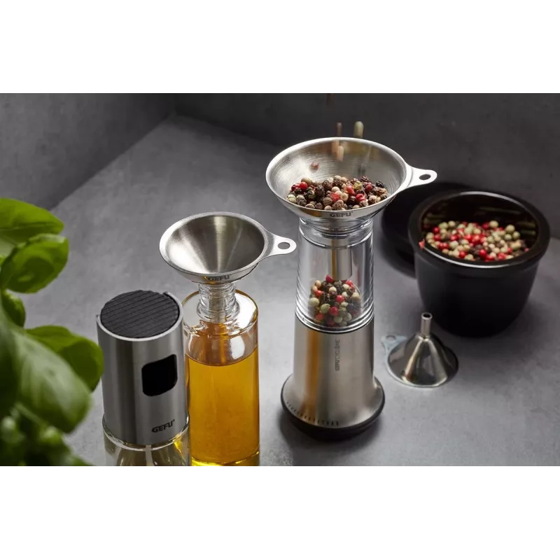 Funnel set GEFU VERSARE G-15511 stainless steel, dishwasher-safe