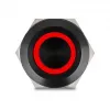 Panel Push Button Switch DELOCK 22015 22 mm, 12 V, 5 solder terminals