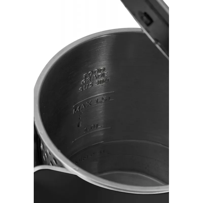 Electric kettle Double Wall 1.5 L Concept Black RK 3301