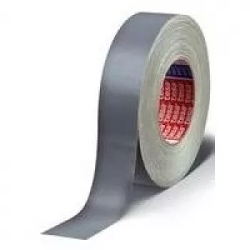 Fabric tape Tesa 4657, 19 mm x 50 m, gray, plastic-coated special fabric
