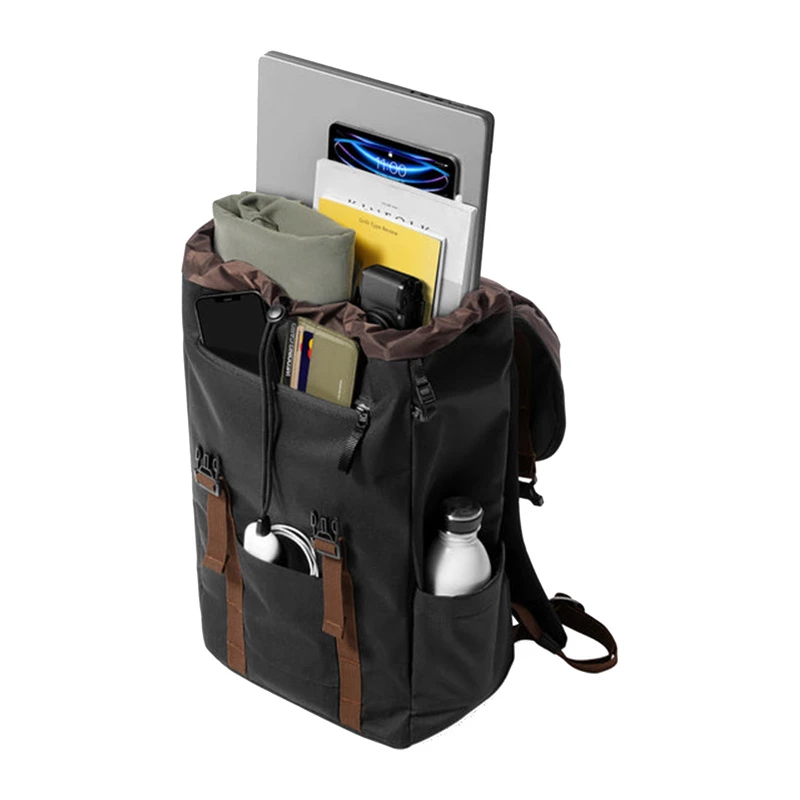 Laptop backpack Tomtoc VintPack-TA1, 22L capacity, fits up to 15.6 inch (black)