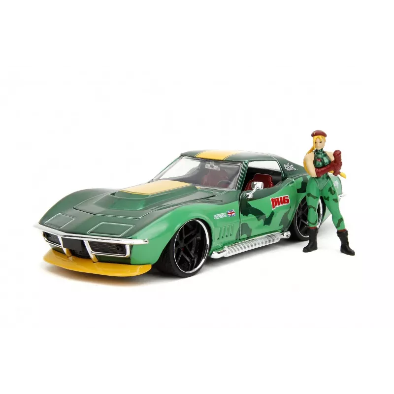 Car Jada Toys Street Fighter 1969 Chevrolet 1:24 Metal Green