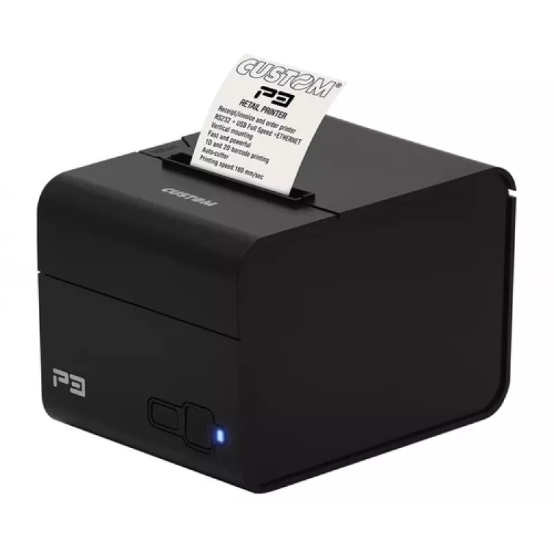 Custom PRINTER P3X 80MM ETH USB RS232 - POS Printer - Thermal Transfer Printing